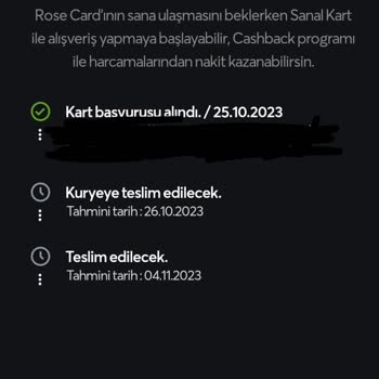 Papara Kartımı Kuryeye Teslim Etmiyor
