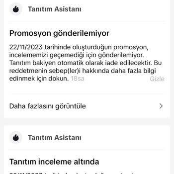 TikTok Tanıtım Video Onaylamadı Ücreti İade Etmedi
