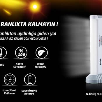 S-link Sl-7661 Işıldak Şarj Olmuyor!