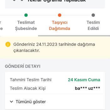 Trendyol Express Kurye Dağıtıma Cıktı Yalanı