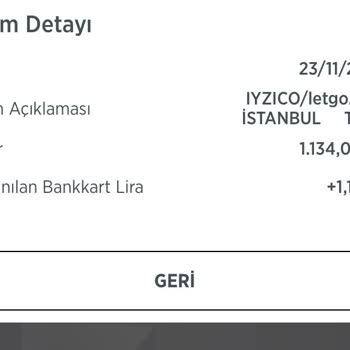 Letgo Hatalı İşlem Yaptı