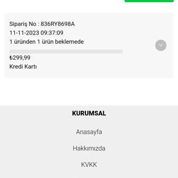 Pembishomewear Siparişimi Göndermedi