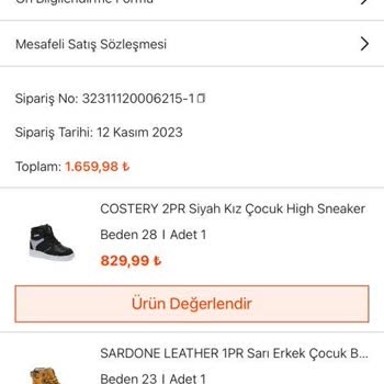 In Street Ürün Teslimatı Sıkıntısı Ve Ürün Faturası Farklı Kişiye Kesildi