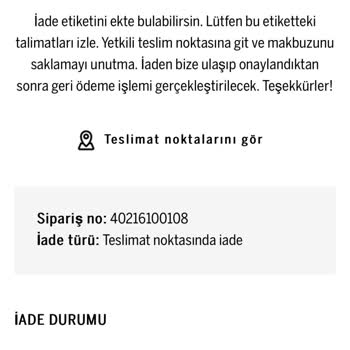 Bershka İade Yapamıyorum Aras Kargo Kod İstiyor Ve Kod Gelmiyor