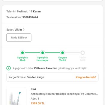 Trendyol Kargom Ulaşmadı Elime