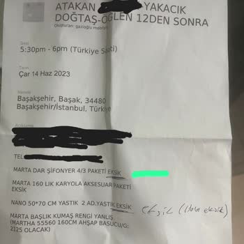 Kelebek Mobilya Parasını Ödediğimiz Yastıkların 6 Aydır Gönderilmemesi