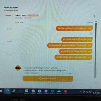 Tekno Center Fatura Eksikliği İlgisizliği
