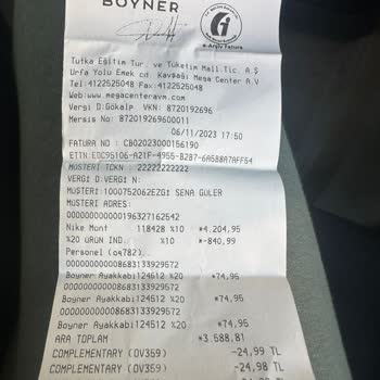 Nike Siparişin Geç Gelmesi