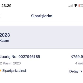 Penti Ürün Siparişinin Gecikmesi