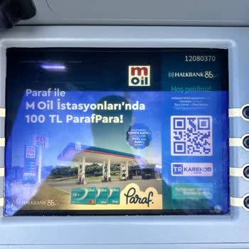 Halkbank ATM Parama El Koydu