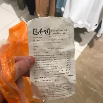 BTM Moda Ürün Ve Hizmet Hayal Kırıklığı