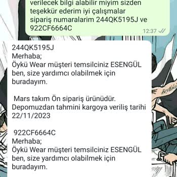 Oykuwear İşletme Sorumsuz