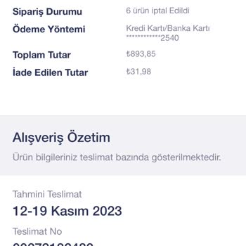 Penti Online Siparişlerini Haftalarca Bekleterek İptal Ediyor
