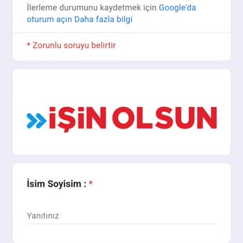 İşin Olsun Aracılığı İle IBAN İsteme