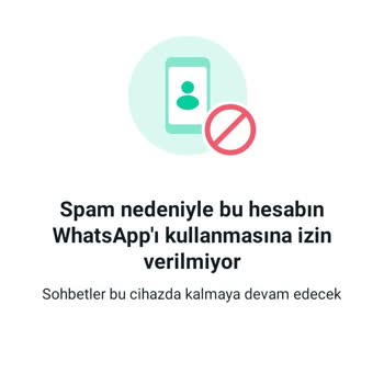 WhatsApp Hesabım Spamlandı