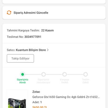 Trendyol'da Teslimat Gecikmesi Ve Bilgi Eksikliği