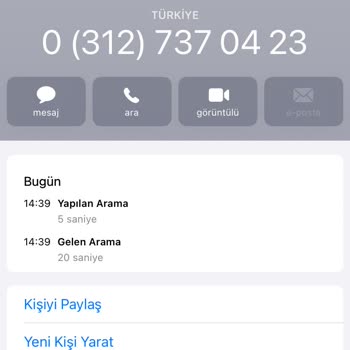 0312 404 07 63 İnternet Çekim Sorunu Bahanesiyle Rahatsızlık!