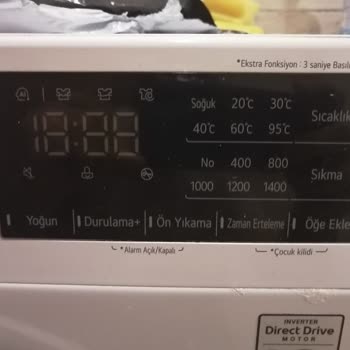 LG Çamaşır Makinesi Ön Panel Kabarması