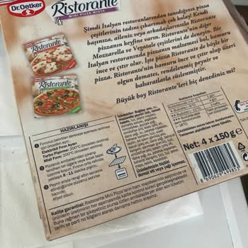 Dr. Oetker Ürünün İçinden Çıkan Yabancı Madde