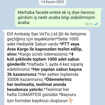 Elif Paketleme Kişisel Bilgilerimin Korunması Talebi