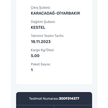 Aras Kargo Evime Bile Gelmeden Siparişi Satıcıya İade Etti.