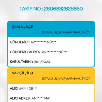 PTT Kargo Sürücü Belgemin Teslim Edilmemesi