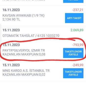 Silveryol Ürünü Elime Geçmedi