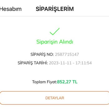 Avva Sipariş-12 Gün Gecikme