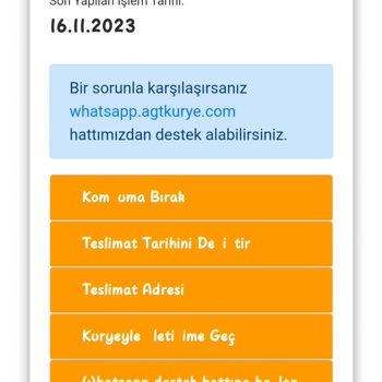 Gratis Kolimi AGT Kurye Kolimi Teslim Etmedi