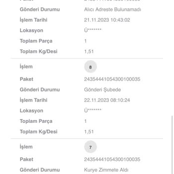 Bershka Teslimat Sorunu S