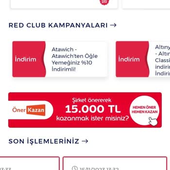 Arbys Ticket İadesi