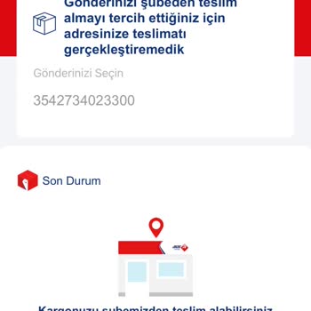 Aras Kargo İsteğim Dışı Teslim Yeri Değişikliği