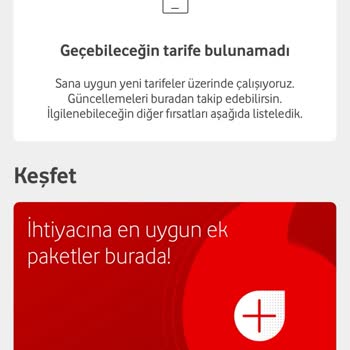 Vodafone 17 Yıllık Müşterisine Tarife Seçtirmiyor!