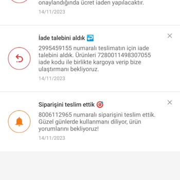 Trendyol Ürün İadesi Farklı Bir Şey Gönderilmiş