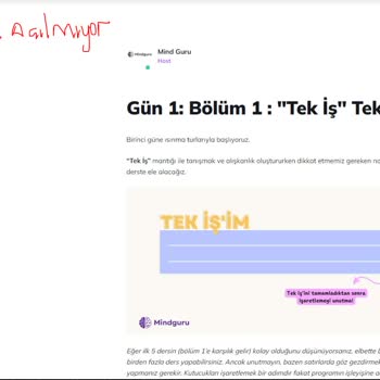 Mind Guru Erteleme Planları İçeriklerine Ulaşamama