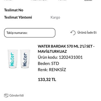 Mudo Firmasi Ürünlerimi Kargolamamış