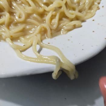 İndomie Noodle İçinde Siyah Şey!