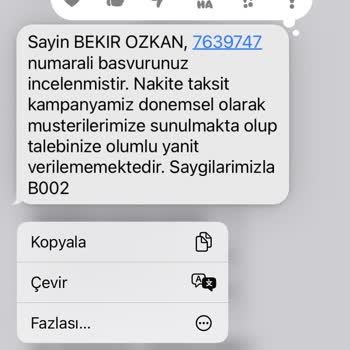 VakıfBank Click Karta Faizsiz Nakit Avans Deyip Vermedi