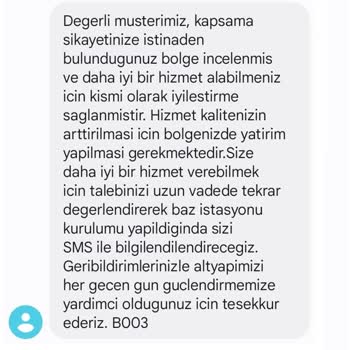 Vodafone Şebeke / Kapsama Sorunu