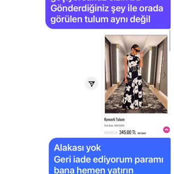 Elbisem Nişantaşı Ürün iki üç hafta sonra gönderildi