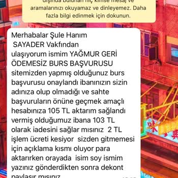 Ziraat Bankası Burs Başvurusuyla İlgili
