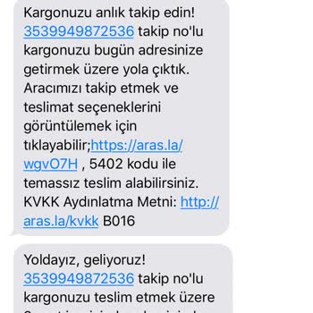 Aras Kargo Kargomu Günlerdir Getirmiyorlar