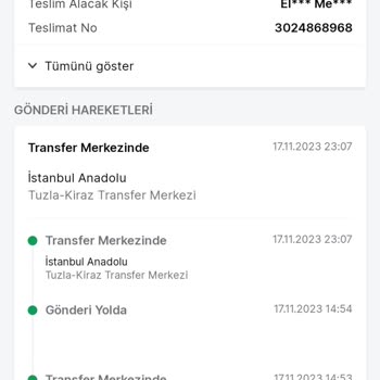 Trendyol Expresste Kaybolan Kargolarım