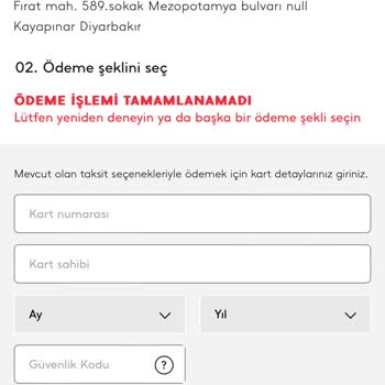 Mango İnternet Alışverişi Sıkıntısı