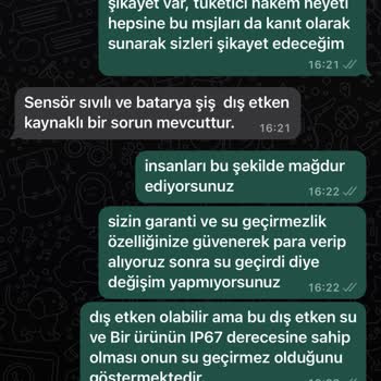 Bilicra Pişmanlıktır. Ürününün Arkasında Durmayan Bir Firma