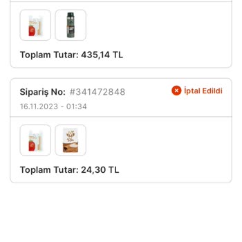 Migros Sebepsiz Sipariş İptali