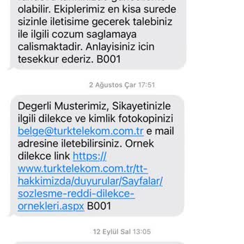 Türk Telekom TTNET İnternet Arızayla İlgilenmiyor.