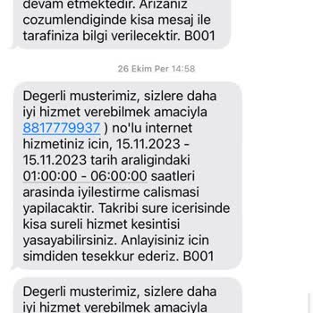 Türk Telekom TTNET İnternet Arızayla İlgilenmiyor.