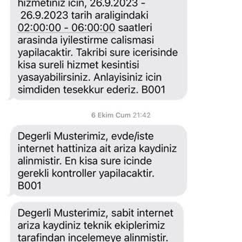 Türk Telekom TTNET İnternet Arızayla İlgilenmiyor.