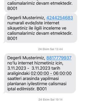 Türk Telekom TTNET İnternet Arızayla İlgilenmiyor.